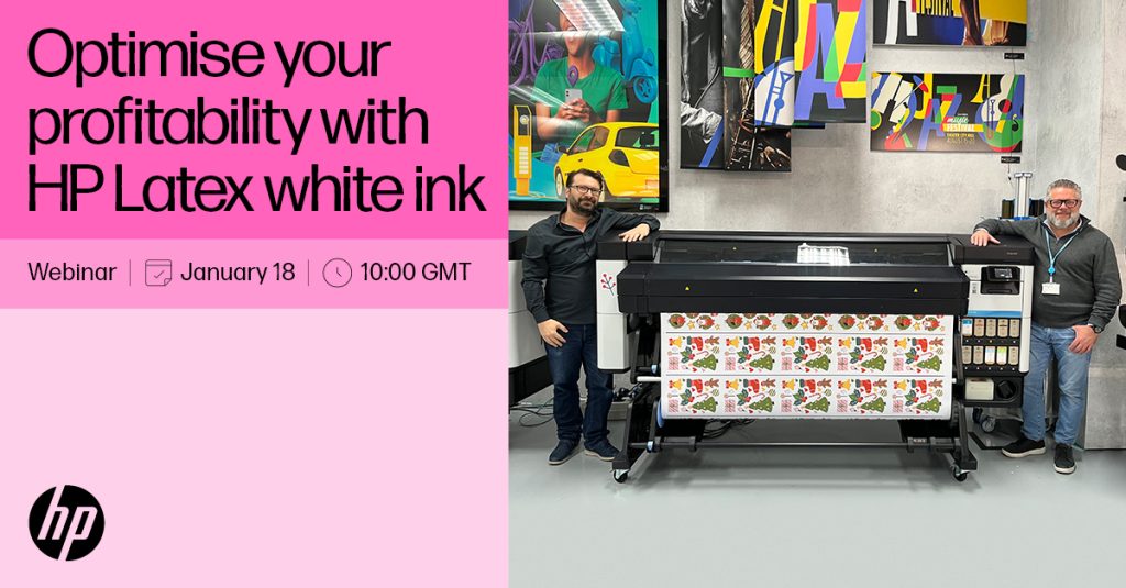 White Ink Webinar by HP to showcase profitable opportunities