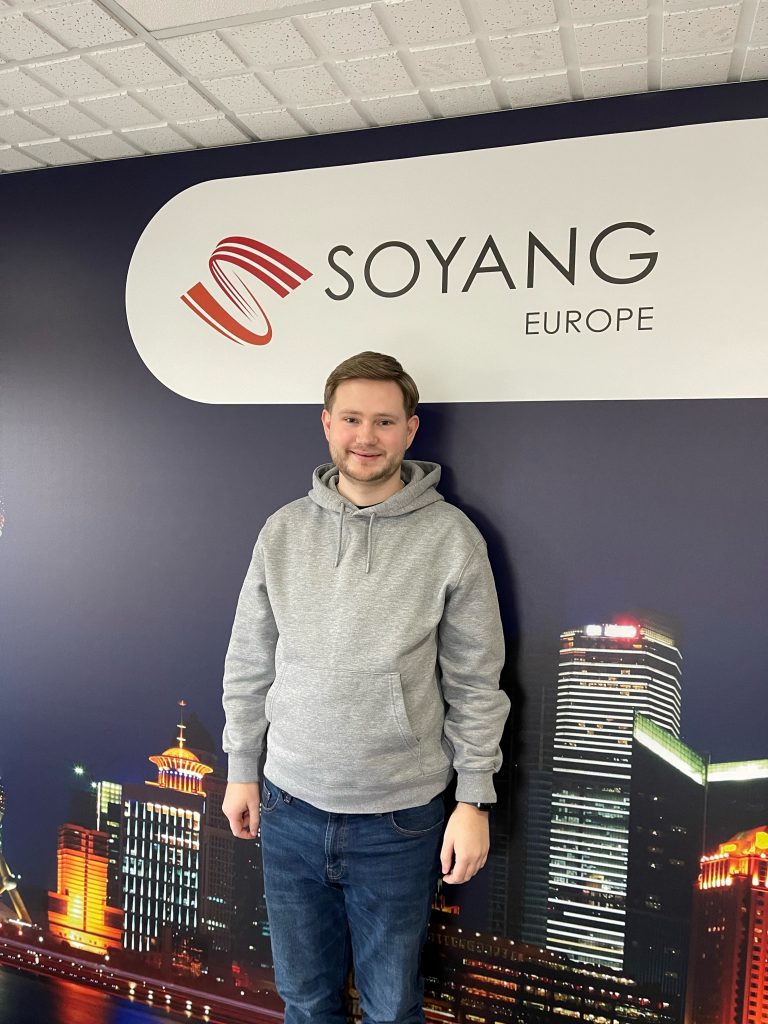 Sales Administrator: Charlie Lightbrown for Soyang Europe