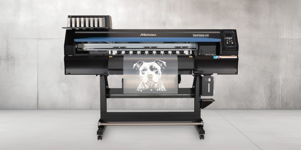 Mimaki's new TxF300-75 DTF printer changes the game again with a two year warranty included as standard.