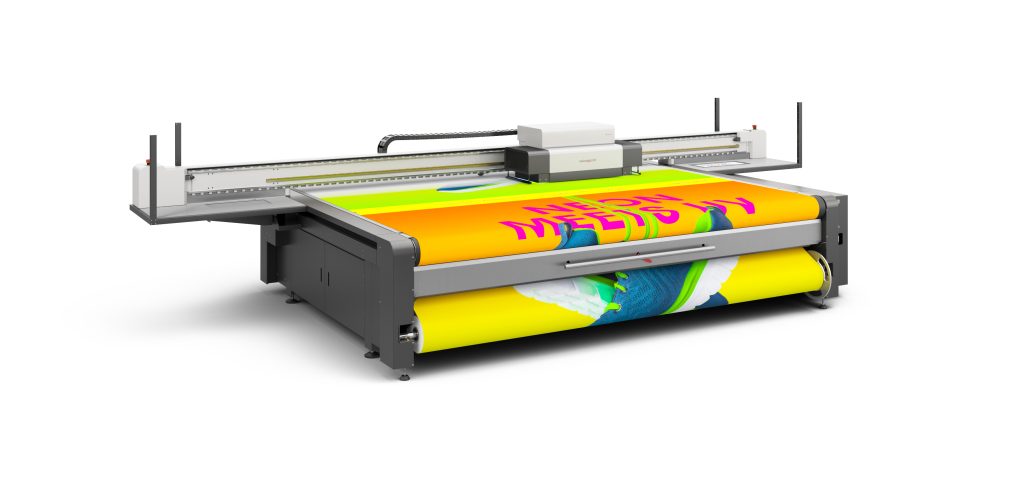 Any of swissQprint's large format flatbed and roll to roll printers can print neon colours, giving owners the option and the ability to add extra impact.