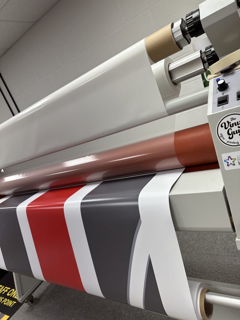The Vinyl Guys used their Roland VG2-640 eco-solvent printer/cutter to print all graphics in-house, with their specialist team completing the wrap for the customer in April 2024