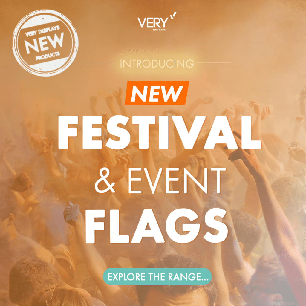 Outdoor Display solutions: Festival and event flags